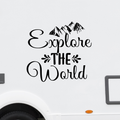 Explore the world Aufkleber - Beispielansicht