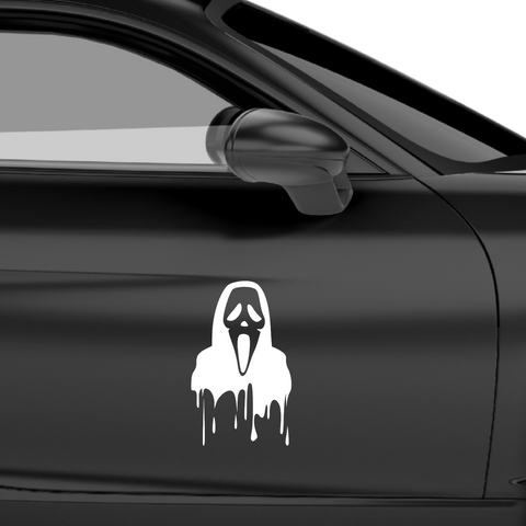 Ghostface Blut Aufkleber - Beispielansicht