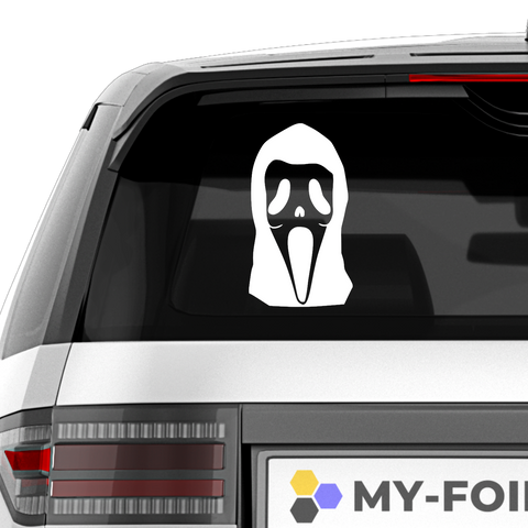 Ghostface Horror Aufkleber - Beispielansicht