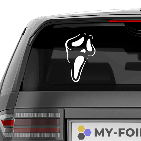 Ghostface Schrei Aufkleber - Beispielansicht