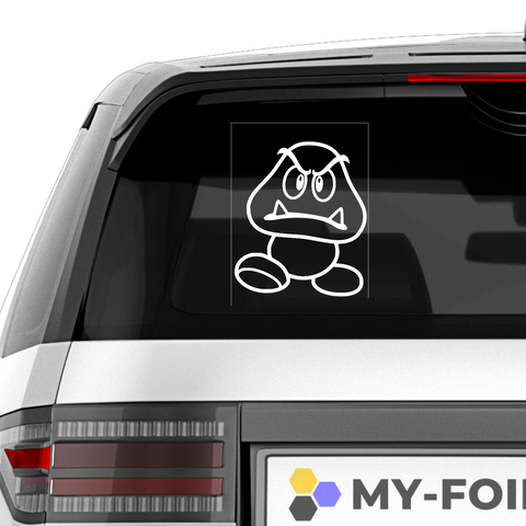 Goomba Aufkleber - Beispielansicht