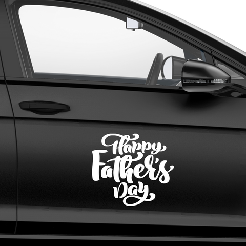 Happy Fathers day Aufkleber Nr 2 - Beispielansicht