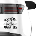 Hello adventure Aufkleber - Beispielansicht