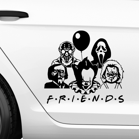 Horror Friends Aufkleber - Beispielansicht
