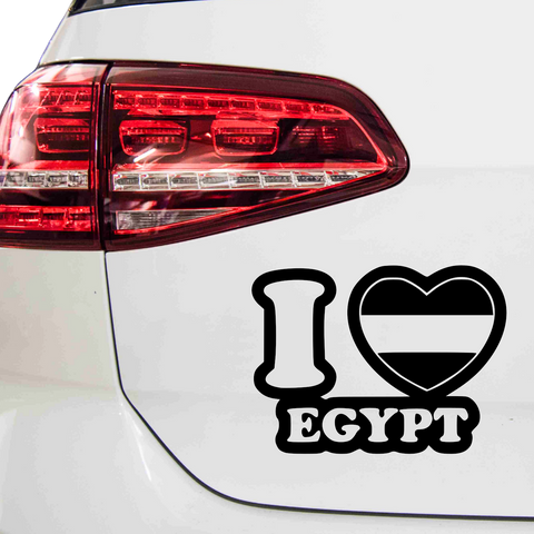 I love Agypten Aufkleber 3 - Beispielansicht