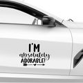 Im absolutely adorable Aufkleber - Beispielansicht