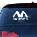 Im lovin it Aufkleber 1.5 - Beispielansicht