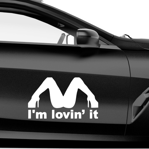 Im lovin it Aufkleber 1.5 - Beispielansicht