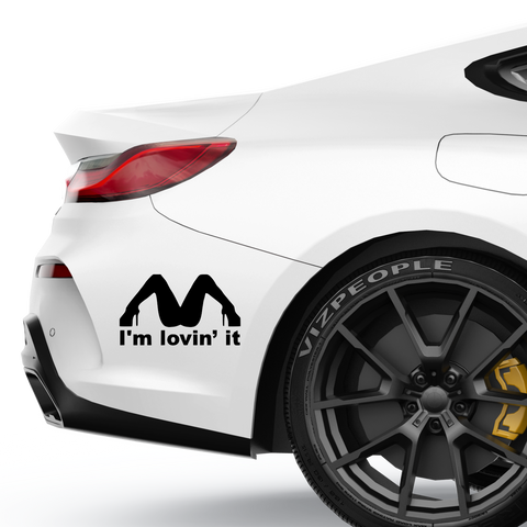 Im lovin it Aufkleber 1.5 - Beispielansicht