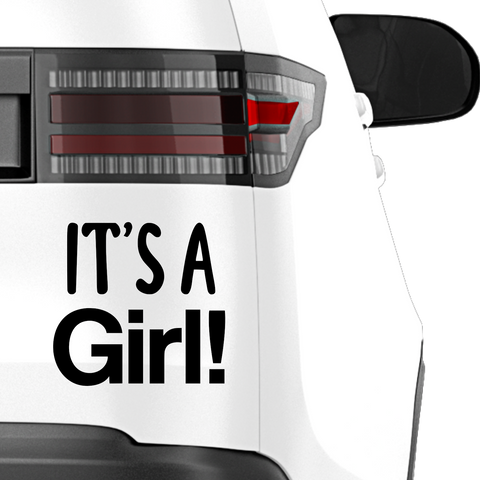Its a Girl Aufkleber - Beispielansicht