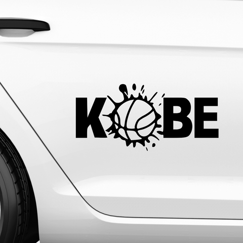 Kobe Aufkleber - Beispielansicht