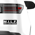 M.I.L.F. Aufkleber - Beispielansicht