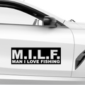 M.I.L.F. Aufkleber - Beispielansicht