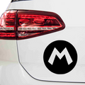 M Symbol Aufkleber - Beispielansicht