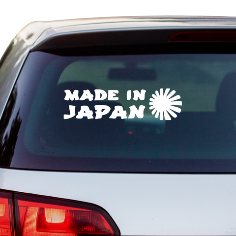 Made in Japan JDM Aufkleber - Beispielansicht