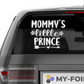 Mommys little Prince Aufkleber - Beispielansicht