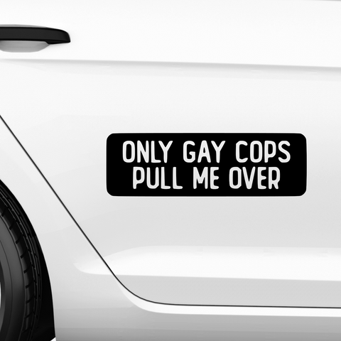Only Gay Cops Aufkleber 2 - Beispielansicht