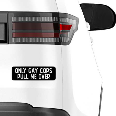 Only Gay Cops Aufkleber 2 - Beispielansicht