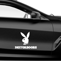 Pay for Boobs Fakelogo Aufkleber - Beispielansicht