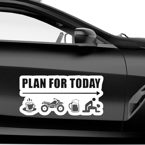 Plan for the day Aufkleber 1.5 - Beispielansicht