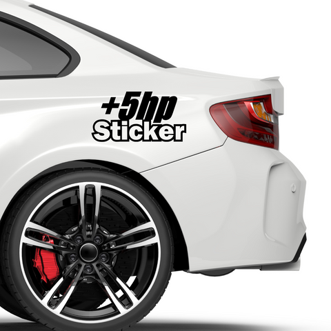Plus 5PS Sticker - Beispielansicht