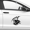 Racing Sensenmann Aufkleber - Beispielansicht
