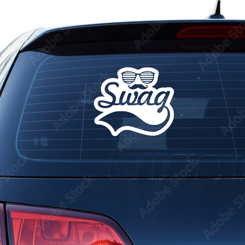 SWAG Schriftzug Nr.5 Aufkleber - Beispielansicht