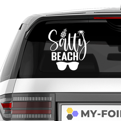 Salty Beach Aufkleber - Beispielansicht