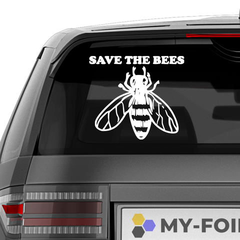 Save the Bees Aufkleber - Beispielansicht