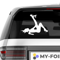 Sexy woman strip Aufkleber - Beispielansicht