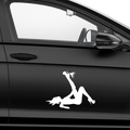 Sexy woman strip Aufkleber - Beispielansicht