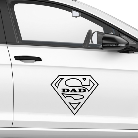 Super Dad Aufkleber Nr 2 - Beispielansicht
