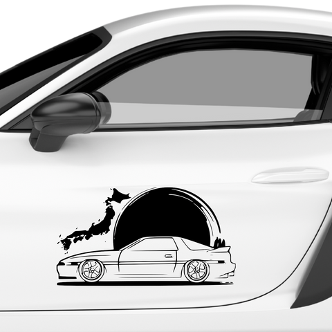 Supra Car Aufkleber - Beispielansicht