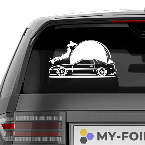 Supra Car Aufkleber - Beispielansicht