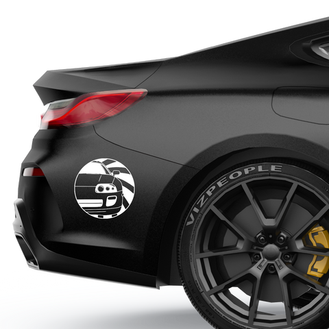 Supra Car Front Aufkleber - Beispielansicht