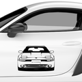 Supra Front Aufkleber - Beispielansicht