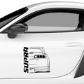 Supra Heck Aufkleber - Beispielansicht