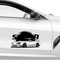 Supra Race Aufkleber - Beispielansicht