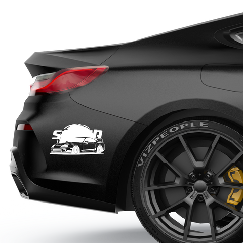 Supra Race Aufkleber - Beispielansicht