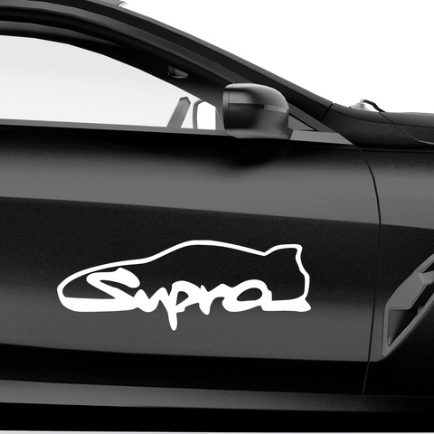 Supra Schriftzug Aufkleber Nr 1 - Beispielansicht