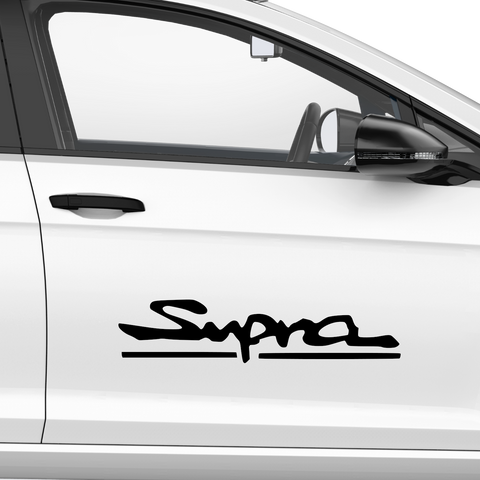 Supra Schriftzug Aufkleber Nr 2 - Beispielansicht