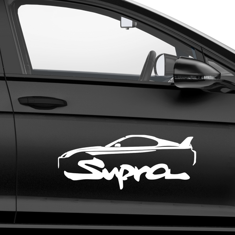 Supra Schriftzug Aufkleber Nr 3 - Beispielansicht