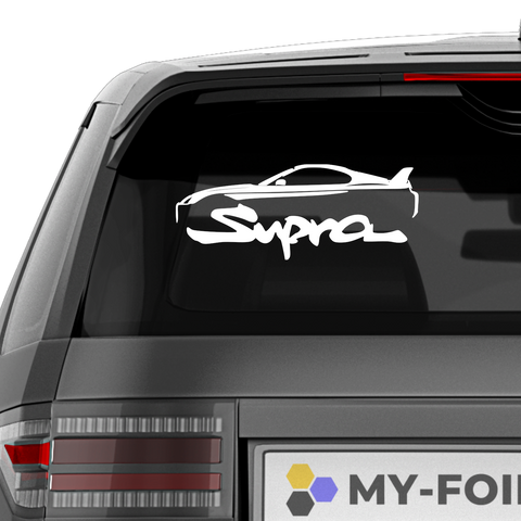Supra Schriftzug Aufkleber Nr 3 - Beispielansicht