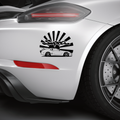 Supra Sunburst Aufkleber - Beispielansicht