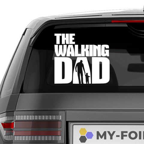 The walking Dad Aufkleber - Beispielansicht