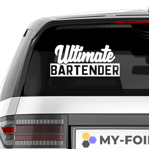 Ultimate BArtender Aufkleber - Beispielansicht
