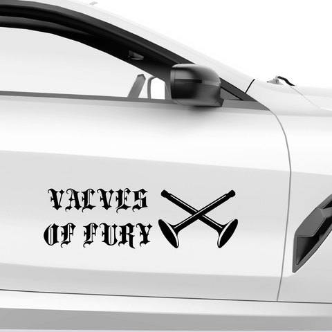 Valves of Fury Aufkleber - Beispielansicht