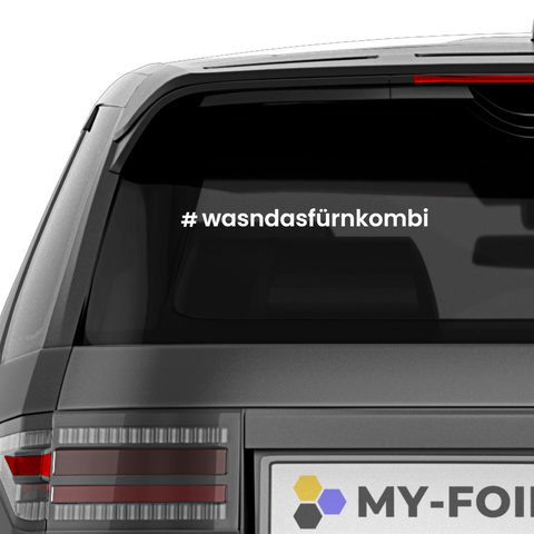 Wasn das fürn Kombi Aufkleber - Beispielansicht