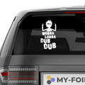 Wubba lubba dub dub Aufkleber Nr. 1 - Beispielansicht
