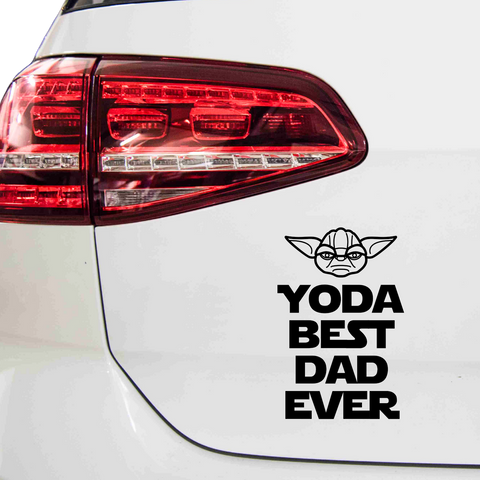 Yoda best dad ever Aufkleber Nr 1 - Beispielansicht